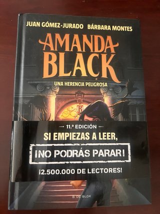 Pack 3 libros Amanda Black. 15 euros (5 unidad)
