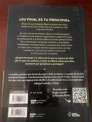 Pack 3 libros Amanda Black. 15 euros (5 unidad)
