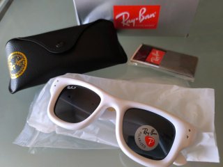 Gafas de Sol RayBn Polarizadas Blancas