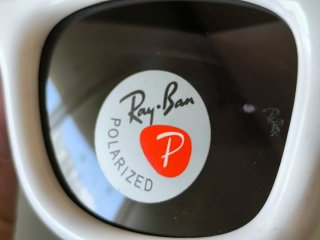 Gafas de Sol RayBn Polarizadas Blancas