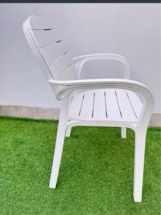 Mesa extensible jardín y 4 sillas