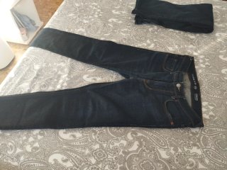 Pantalón vaquero hombre slim fit azul