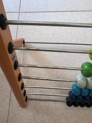 Ábaco de madera Ikea