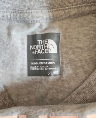 THE NORTH FACE camiseta niña talla 5 años gris ros