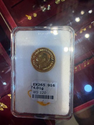 Moneda Oro 22 kt 4.01g