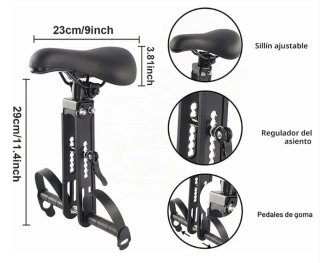 Asiento Bomoya para niños en bici