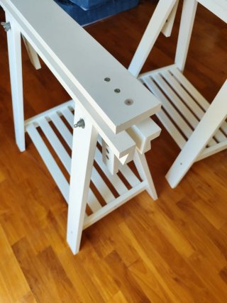 Caballetes de madera IKEA (2 unidades)