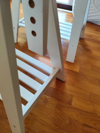 Caballetes de madera IKEA (2 unidades)
