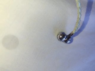 Pulsera Cuero Pandora Doble Vuelta Plata