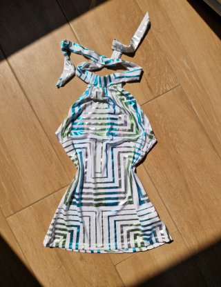 Top Y2K allacciato collo XS Pimkie