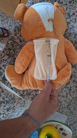 Peluche Bulldog Ingles Nuovo con Etichetta