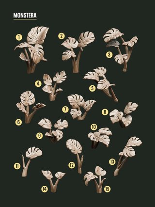 Decoración para bases y peanas