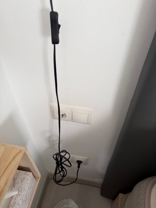 2 Lámparas Pared Ikea Metal Gris