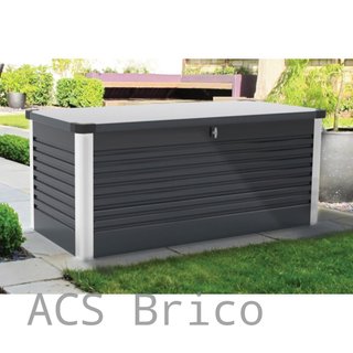 Baúl Arcón Metálico Antracita - 187x78x72 cm - Trimetals