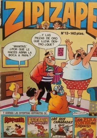 LOTE 10 TEBEOS DE ZIPI ZAPE.LAS CALABAZAS.
