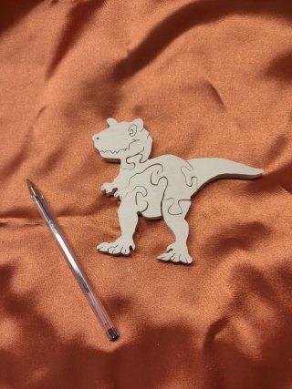 Puzzle Dinosauro in Legno