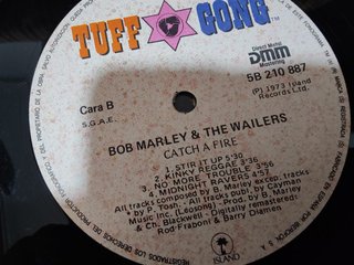 Bob Marley Catch A Fire LP España reggae