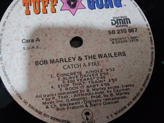 Bob Marley Catch A Fire LP España reggae