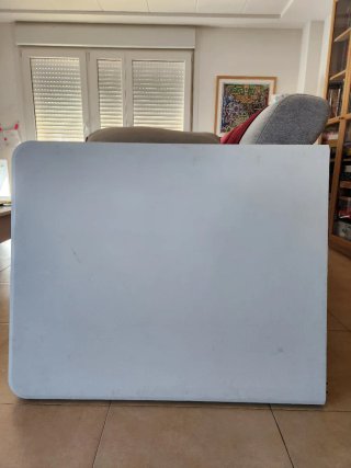 Mesa Plegable Resina y Acero 180cm