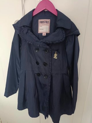 Gabardina Freestyle azul talla M
