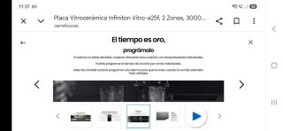 Vitrocerámica Negra 2 Fuegos INFINITON