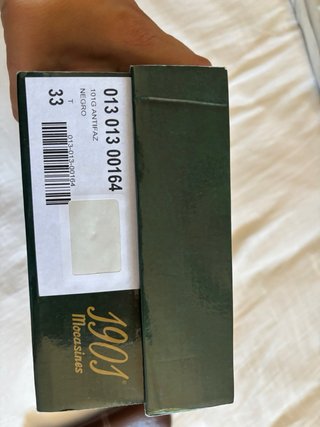Mocasines niño negros talla 33