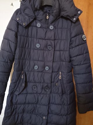 Piumino nero donna
