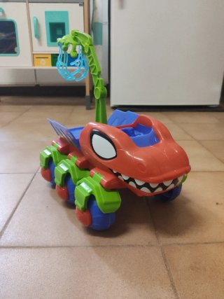 Coche Dinosaurio Spiderman