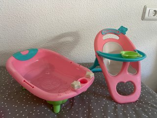 Trona y bañera Nenuco