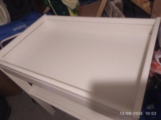 Cambiador de bebé blanco