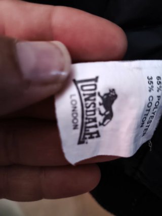 Felpa Lonsdale originale blu e rossa