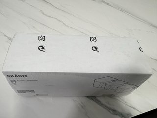 Recipiente SKÅDIS IKEA (3 uds)