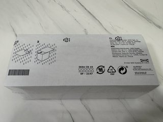 Recipiente SKÅDIS IKEA (3 uds)
