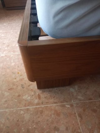 Cama Somier de matrimonio de madera