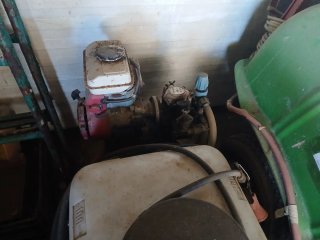 Carretilla fumigadora 100L con motor