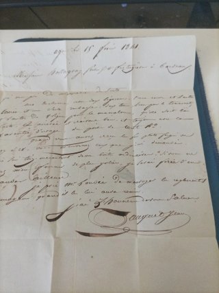 Carta prefilatélica 1841
