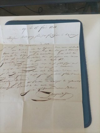 Carta prefilatélica 1841