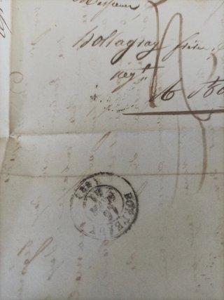 Carta prefilatélica 1841