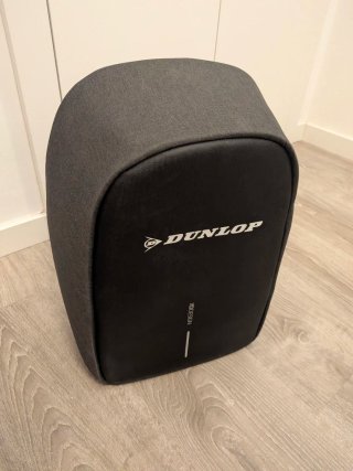 Mochila Dunlop Design XD USB Negra Gris