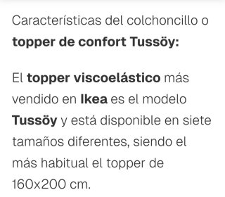 Topper IKEA