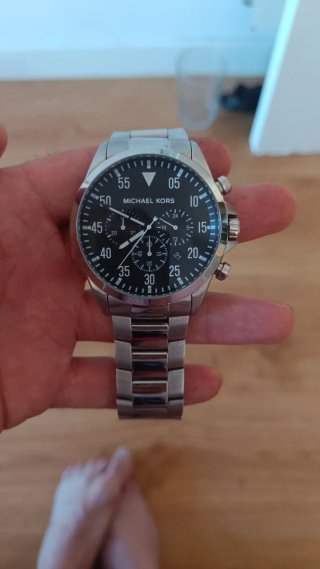 Reloj Michael Kors Cronógrafo Plata