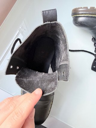 Botas de cuero negras Talla 38 estilo Dr Martens