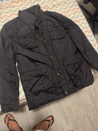 Piumino nero uomo