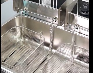 Freidora Eléctrica Profesional Doble 2x6L