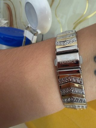 Reloj Versace Medusa Oro y Plata