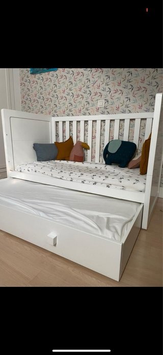 Cuna 1.40x70 con cama nido