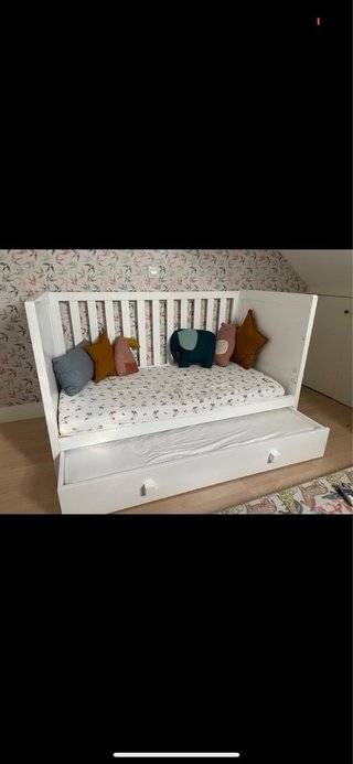 Cuna 1.40x70 con cama nido