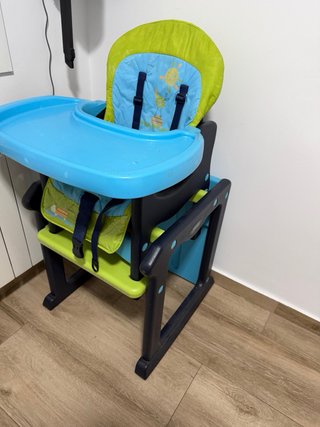 Trona infantil azul y verde