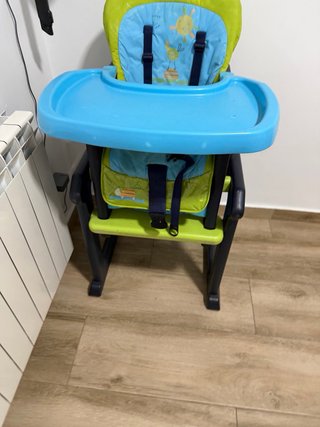 Trona infantil azul y verde