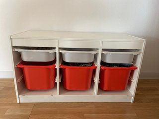 Mueble Almacenaje Infantil Ikea Trofast Rojo